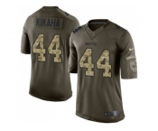 Youth Nike New Orleans Saints #44 Hau'oli Kikaha Green Salute to Service Jerseys