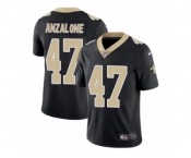 Youth Nike New Orleans Saints #47 Alex Anzalone Vapor Untouchable Limited Black Team Color NFL Jersey