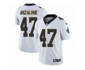 Youth Nike New Orleans Saints #47 Alex Anzalone Vapor Untouchable Limited White NFL Jersey