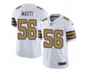 Youth Nike New Orleans Saints #56 Michael Mauti Limited White Rush NFL Jersey