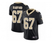Youth Nike New Orleans Saints #67 Larry Warford Black Team Color Vapor Untouchable Limited Player NFL Jersey