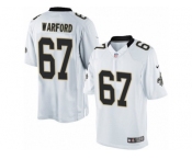 Youth Nike New Orleans Saints #67 Larry Warford Limited White NFL Jersey