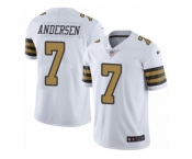 Youth Nike New Orleans Saints #7 Morten Andersen Limited White Rush NFL Jersey