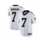 Youth Nike New Orleans Saints #7 Morten Andersen Vapor Untouchable Limited White NFL Jersey