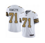 Youth Nike New Orleans Saints #71 Ryan Ramczyk Limited White Rush NFL Jersey