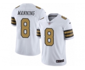 Youth Nike New Orleans Saints #8 Archie Manning Limited White Rush NFL Jersey