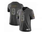 Youth Nike New Orleans Saints #9 Drew Brees Gray Static NFL Vapor Untouchable Limited Jersey