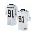Youth Nike New Orleans Saints #91 Trey Hendrickson Limited White NFL Jersey