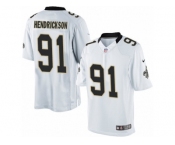 Youth Nike New Orleans Saints #91 Trey Hendrickson Limited White NFL Jersey