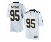 Youth Nike New Orleans Saints #95 Tyeler Davison Limited White NFL Jersey