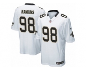 Youth Nike New Orleans Saints #98 Sheldon Rankins Game White NFL Jersey