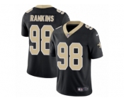 Youth Nike New Orleans Saints #98 Sheldon Rankins Vapor Untouchable Limited Black Team Color NFL Jersey