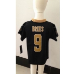 nike kids nfl jerseys new orleans saints #9 drew brees black[nike]