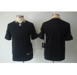 nike youth nfl jerseys new orleans saints #12 colston black[nike limited]