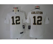 nike youth nfl jerseys new orleans saints #12 colston white[nike limited]