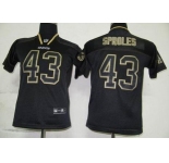nike youth nfl jerseys new orleans saints #43 sproles black[lights out]