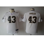nike youth nfl jerseys new orleans saints #43 sproles white[nike]