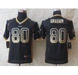 nike youth nfl jerseys new orleans saints #80 graham black[Elite drift fashion]