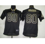 nike youth nfl jerseys new orleans saints #80 graham black[lights out]