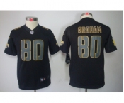 nike youth nfl jerseys new orleans saints #80 graham black[nike impact limited]