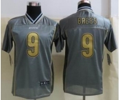 nike youth nfl jerseys new orleans saints #9 drew brees grey[nike vapor]
