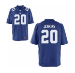 Men New York Giants #20 Janoris Jenkins Blue Game Jersey[Jenkins]