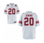 Men New York Giants #20 Janoris Jenkins White Game Jersey[Jenkins]
