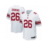 Men Nike New York Giants #26 Orleans Darkwa Game White NFL Jersey