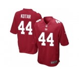Men Nike New York Giants #44 Doug Kotar Game Red Alternate NFL Jersey