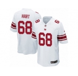 Men Nike New York Giants #68 Bobby Hart Game White NFL Jersey