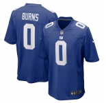 Men's New York Giants #0 Brian Burns Royal 2025 Football Stitched Game Jersey