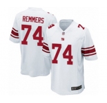 Men's New York Giants #74 Mike Remmers Game White Football Jersey