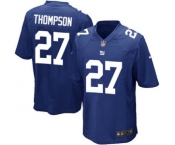 Men's Nike New York Giants #27 Darian Thompson Game Royal Blue Team Color NFL Jersey