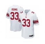 Men's Nike New York Giants #33 Andrew Adams Game White NFL Jersey
