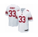 Men's Nike New York Giants #33 Bobby Rainey Game White NFL Jersey