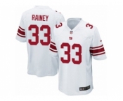 Men's Nike New York Giants #33 Bobby Rainey Game White NFL Jersey
