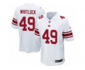 Men's Nike New York Giants #49 Nikita Whitlock Game White NFL Jersey