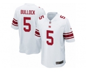 Men's Nike New York Giants #5 Randy Bullock Game White NFL Jersey