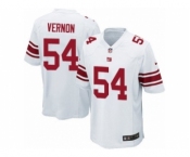 Men's Nike New York Giants #54 Olivier Vernon Game White NFL Jersey