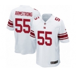 Men's Nike New York Giants #55 Ray-Ray Armstrong Game White NFL Jersey