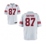 Men's Nike New York Giants #87 Sterling Shepard Game White NFL Jersey