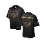 Nike New York Giants #13 Odell Beckham Jr Black Gold Collection Jersey[Game]
