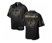 Nike New York Giants #13 Odell Beckham Jr Black Gold Collection Jersey[Game]