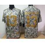 Nike New York Giants #13 Odell Beckham Jr US Dollars Tyle(Game)