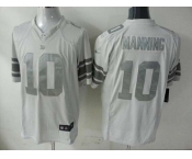 nike nfl jerseys new york giants #10 eli manning grey[game]