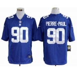 nike nfl jerseys new york giants #90 pierre.paul blue[game]