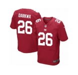 Men Nike New York Giants #26 Orleans Darkwa Elite Red Alternate NFL Jersey
