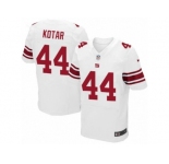 Men Nike New York Giants #44 Doug Kotar Elite White NFL Jersey
