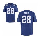Men's Nike New York Giants #28 Eli Apple Elite Royal Blue Team Color NFL Jersey