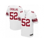 Men's Nike New York Giants #52 Jonathan Casillas Elite White NFL Jersey